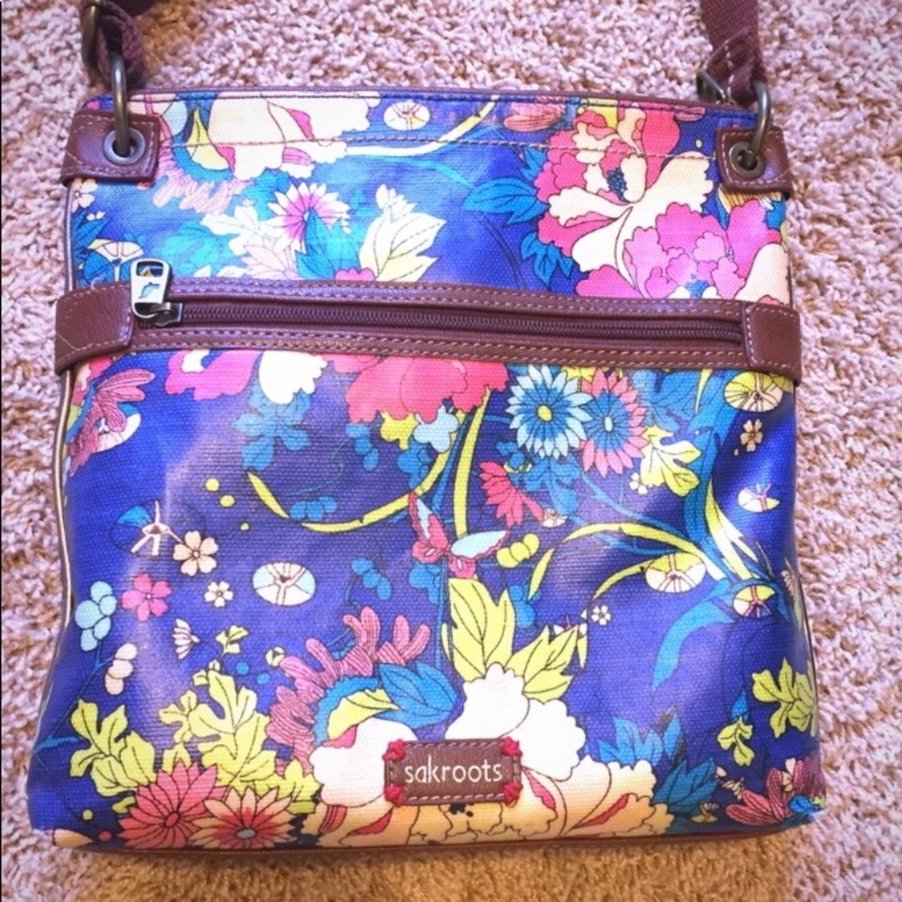 Beautiful Blue Sakroots Crossbody Purse